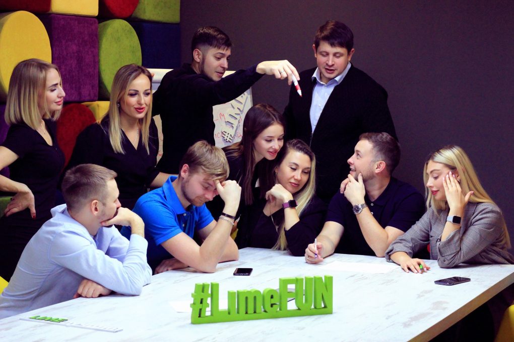 Команда компании LIME на конкурсе